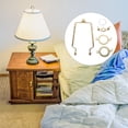 thumbnail image 3 of 1 Set Lamp Harp Lamp Shade Harp Holder Lampshade Adapter For Table Lamp, 3 of 9