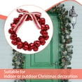 thumbnail image 6 of S SERENABLE Christmas Bell Garland Xmas Decoration Party Supplies Wall Hanging Ornament Artificial Wreath for Living Rooms Christmas Tree Red, 6 of 8