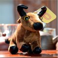 thumbnail image 3 of 1 pieza de simulación de toro colgante de juguete de peluche año de la mascota animal de dibujos animados de peluche para muñeca adornos de muñeca para niños 14CM, 3 of 4