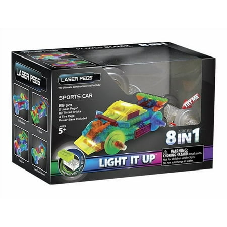 Laser Pegs Power Block - Sports Car