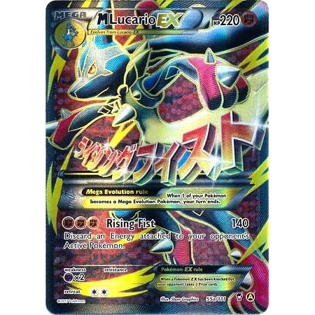 Pokemon Promo Mega Lucario Ex Xy55a
