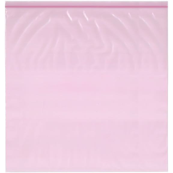 Plymor 20" x 20" (Pack of 100), 4 Mil Heavy Duty Anti-Static Zipper Reclosable Plastic Bags