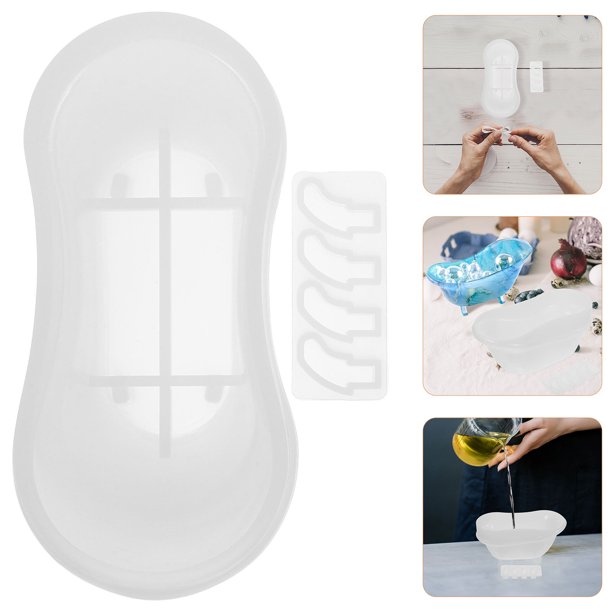 VERDANVERSE 1Jgo Silicona Bañera Para De Dulces O Joyería Uso Manualidades Flexible Y Resistente