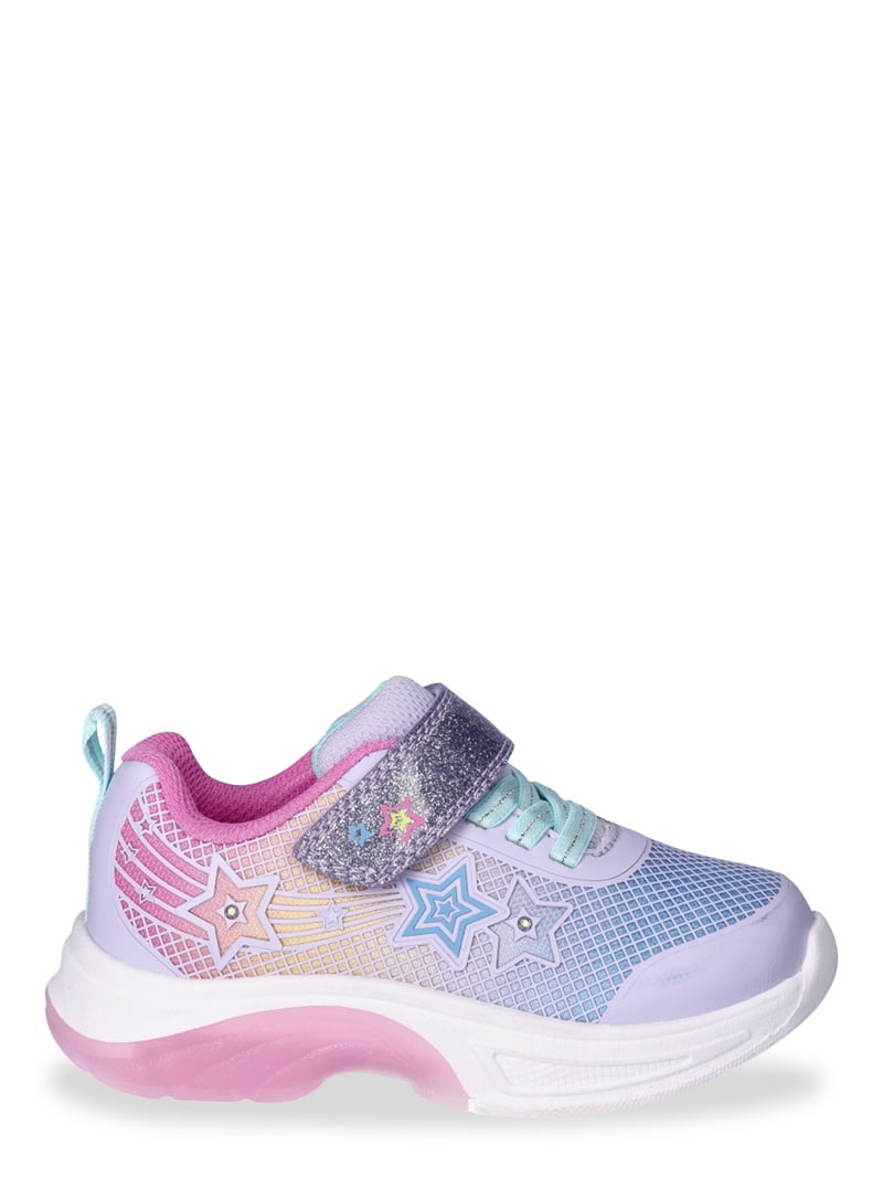 Athletic Works Toddler Girl Light Up Sneakers with Star