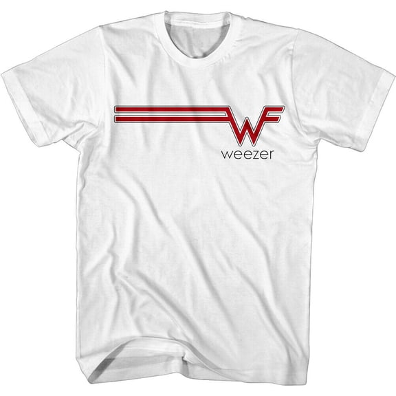 Weezer Striped Logo Men's T Shirt