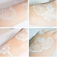 thumbnail image 4 of 1 Sheet Floral Temporary Tattoo, Lace Decal Flower Pattern, Waterproof Hand Arm Wrist Body Fake Tattoos For Women, 4 of 5
