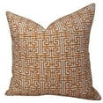 thumbnail image 1 of Plutus Labyrinthe Fait à la Main Coussin de Jeter, (Double Face 22" x 22"), 1 of 1