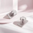thumbnail image 5 of Brushed Nickel Door Knobs Interior with Lock, Modern Privacy Satin Nickel Door Knob Door Handles for Bathroom Bedroom Rectangle, 5 of 14