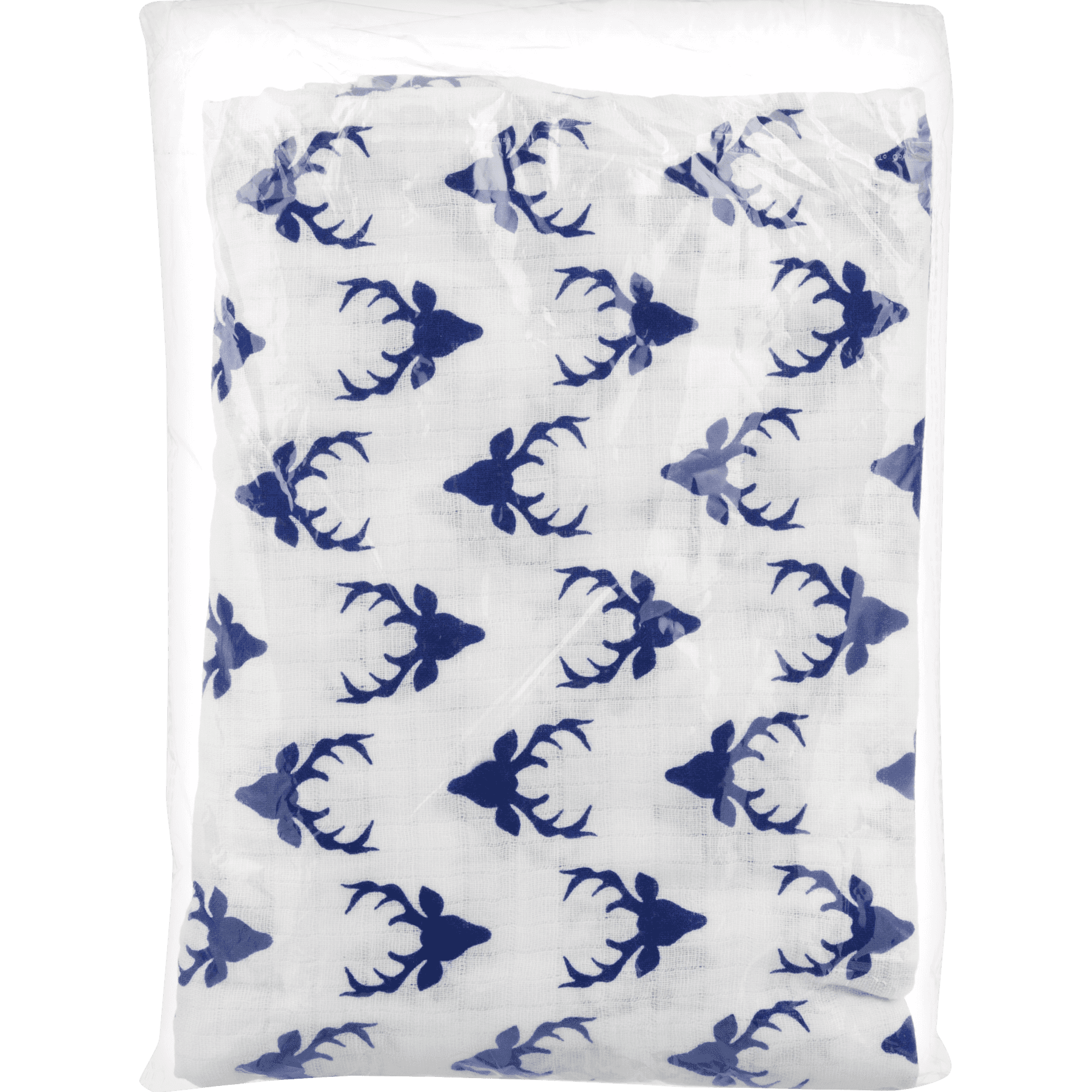 Bacati Muslin Nursing Scarf, Tribal Navy Buck