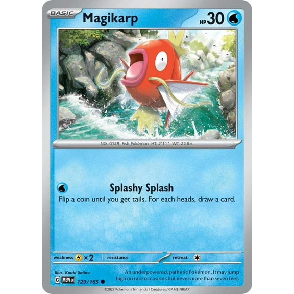 Pokemon Scarlet & Violet 151 Common Magikarp #129