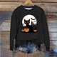 thumbnail image 5 of Heisall Womens Sweatshirts Long Sleeve Round Neck Loose Casual Halloween Print No Hood Autumn Winter 2025 New Arrival Fashion Sweatshirts, 5 of 6