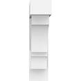 thumbnail image 2 of 3"W x 12"D x 12"H Standard Balboa Architectural Grade PVC Bracket With Block Ends, 2 of 8