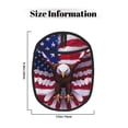 thumbnail image 3 of Pofeuu USA Eagle with Spread Wings Print Silicone Pot Mat Mitten With Hanging Loop Heat Resistant Oven Mitts Non-Slip Bbq Baking Smoking Potholders, 3 of 7