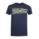 thumbnail image 1 of Back To The Future - Camiseta Logotipo de Algodón para Hombre (Marino), 1 of 2