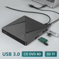 thumbnail image 2 of USB 3.0 Portable 5" CD R/RW DVD Disk Reader Burner Player Recorder External, 2 of 6