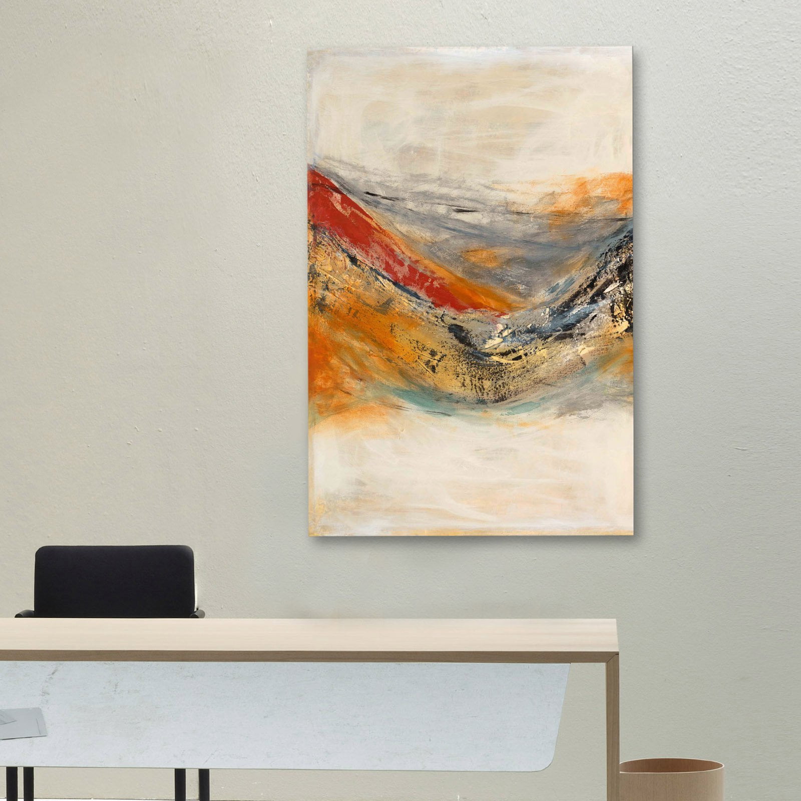 "Entwine I" Painting Print on Wrapped Canvas