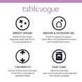 thumbnail image 5 of Tablevogue 30" x 30" Fitted Tablecoth Cover, Multiple Colors and Sizes Available, 5 of 8
