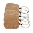 thumbnail image 3 of S SERENABLE 5x5X Wood Charms Blank For DIY Personal Keychain Rounded rectangle 42x30mm, 3 of 8