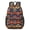 Geometric Diamond Blue, variant on Geometric Mandala Beige Pattern 17" School Backpacks for Teens,Waterproof Oxford Fabric,S-Shape Padded Straps for School,Travel,Hiking,Camping