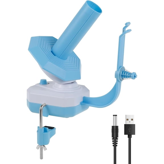 LQQBOX Electric Yarn Ball Winder, Automatic and Stepless Speed Yarn Winder, 10 oz Large Capacity, Easy to Use, Upgrade Yarn Spinner for Knitters and Crochet Lovers
