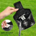 thumbnail image 4 of Haosy Cool Skulls Filigree Golf Mallet Putter Cover Strong Magnetic Leather Golf Club Headcover Closure, 4 of 7