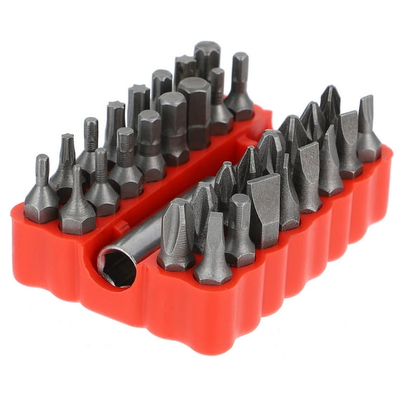 STRANDCHIC 33-Piece Replaceable Screwdriver Bit Set Vanadium Steel for Electric Screwdrivers and Power Tools