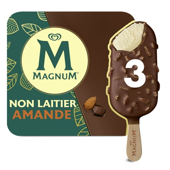 Magnum Non-Dairy Almond Frozen Dessert Bar, 3 x 90 mL