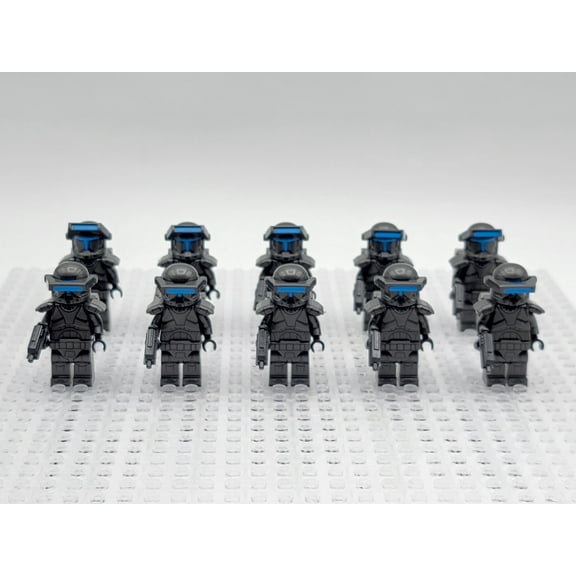 Star Wars Clone Commandos Night-Ops Minifigures Set (x10)
