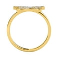 thumbnail image 4 of Aone 0.35 Carat Lab Grown Diamond Wedding & Engagement Yellow Gold Ring for Women, 4 of 5