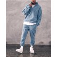 thumbnail image 2 of Kmbangi Solid Color Stand Collar Long Sleeve Tops+ Long Ankle Banded Pants, 2 of 10