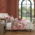 thumbnail image 6 of Bebejan Florence 5 Piece Comforter Set, King, Brown, 100% Cotton Sateen, Reversible, All Season, Cozy Comfort, 6 of 8