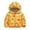 Yellow, variant on Boys Winter Coat Solid Color Lightweight Warm Down Jacket for Kids Winter Outdoor Windproof Hooded Coat Youth Children Size：2-3 Years