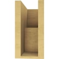 thumbnail image 4 of 5"W x 10"D x 10"H Classic Chapel Hill Rough Cedar Woodgrain TimberThane Corbel, Primed Tan, 4 of 6