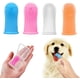 thumbnail image 1 of Cepillo de dientes para perros, kit de cepillo de dientes de dedo (paquete de 4), cerdas completamente envueltas, dientes fáciles de limpiar, cuidado dental para cachorros, gatos y mascotas pequeñas, 1 of 5