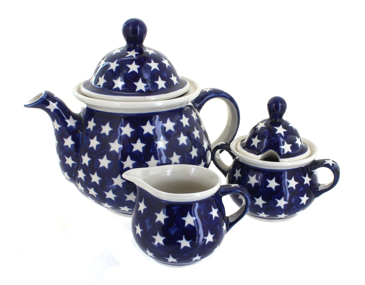 2 Cup Royal Blue Amsterdam Tea Set 
