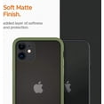 thumbnail image 3 of Shockproof Matte Case Compatible for iPhone 11 with Soft TPU Bumper Slim Phone Case Compatible for iPhone 11, Matte Green, 3 of 5