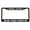 Black/Black/White, variant on Horse Lovers are Stable People Design Style Metal License Plate Frame Personalized/Car Accessories Car Tag Holder Cover (Chrome/Silver/Black)
