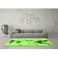 thumbnail image 3 of Ahgly Company Indoor Rectangle Abstract Green Modern Area Rugs, 7' x 10', 3 of 4