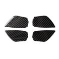 thumbnail image 1 of CUBIERTA de LA CUBIERTA de LA MANIJA de LA FIBRA de CARBONO NEGRA para EL ACCESORIO DEL AUTO de SM SunniMix Revestimiento de la tapa del asa de la manija de la puerta, 1 of 8
