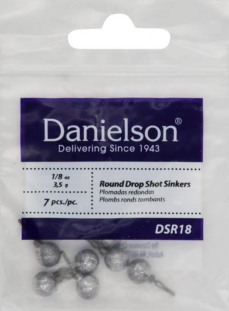 Danielson Drop Shot Sinker Fishing Weights, 3/8 oz., 5-pack 