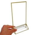 thumbnail image 3 of FONDOTIN 2-Pack Clear Acrylic Wedding Sign Holders, Transparent Table Display Stands for Restaurant and Event Decoration, 3 of 6