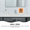 thumbnail image 3 of VERDANVERSE Caution Sign Funny Acrylic Wet Floor Notice for General Users 1Set, 3 of 5
