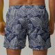 thumbnail image 5 of Pantalones Cortos Casuales de Impresión Hawaiana de los Hombres, Poliéster de Secado Rápido con Forro de Malla para la Playa Y la Piscina, 5 of 9