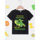 thumbnail image 2 of Camisetas con estampado de dinosaurios de dibujos animados para niños: ¡ropa de verano fresca, ligera y cómoda!, 2 of 6