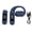 Blue, variant on M Buder Bluetooth Earphone 180 Degree Rotatable Single Ear Wireless Hook Headphone Replaceable Battery Blue, 4.33 inches / 11 cm [cite: 13, 23]