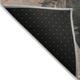 thumbnail image 4 of HomeRoots 618662 5 x 8 ft. Rust & Charcoal Horse Washable Indoor & Outdoor Rectangle Area Rug, 4 of 5