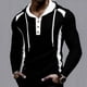 thumbnail image 1 of pstuiky manga larga de hombre, Sudadera con capucha, manga larga, botones y bolsillo para hombre camisetas de hombre xxxl, 1 of 8