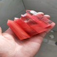 thumbnail image 2 of Healeved Natural Red Fluorite Quartz Crystal Wand Decor Hexagonal Point Crystal Point Stone Treatment Stone for Energy Balance, Decoration, 2 of 3