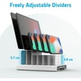 thumbnail image 5 of Support Universel Universel Réglable pour Support de Station d'Accueil Multi-Dispositif Compatible pour iPhone, iPad, Kindle, Tablette Incendie,, 5 of 5