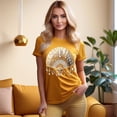 thumbnail image 2 of Antique Fan Graphic Design T-Shirt Unisex 100 Cotton Floral Carnival Artwork Tee 15, 2 of 18